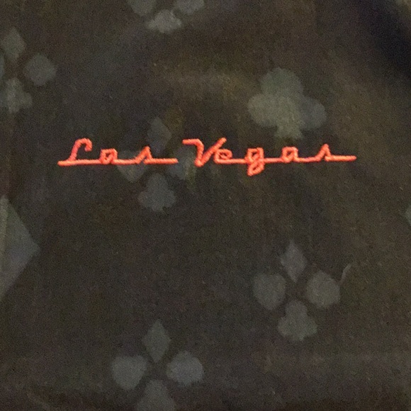 Las Vegas Flaming dice Poker shirt Size L - Picture 4 of 5